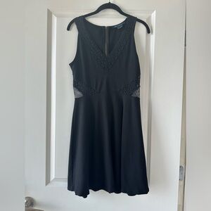 French Connection Lace Cutout Dress 8 fit and flare